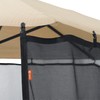 Classic Accessories Water-Resistant 68 Inch Universal Patio Umbrella Shade Screen,