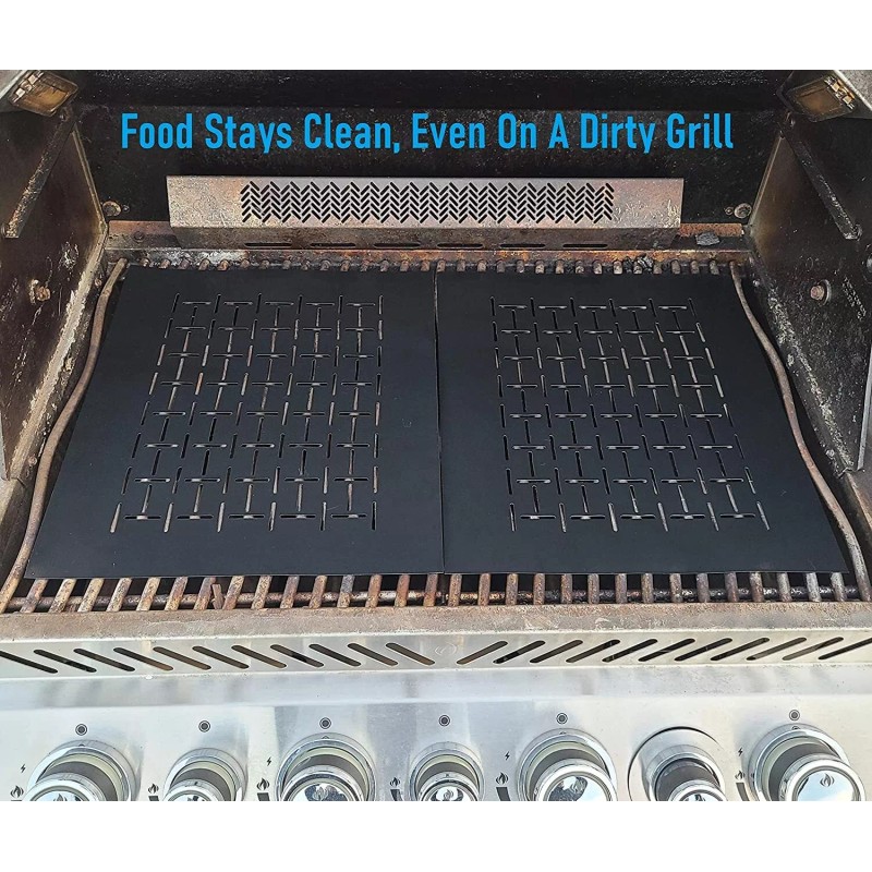 Kona Nonstick Grill Mat with Holes - Heavy Duty 600°
