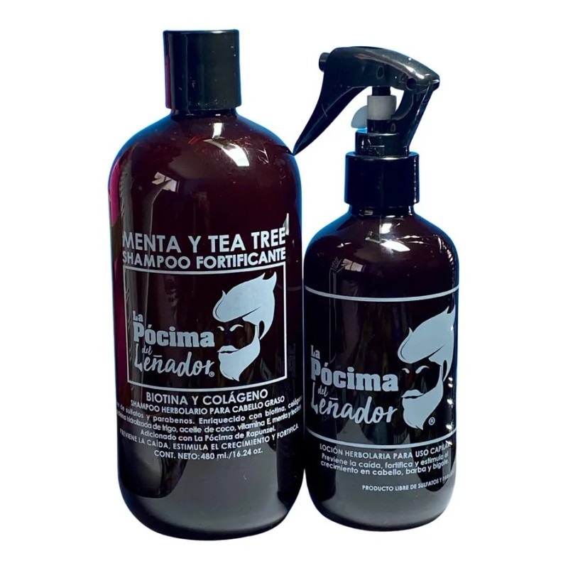 Kit Shampoo Pócima Leñador