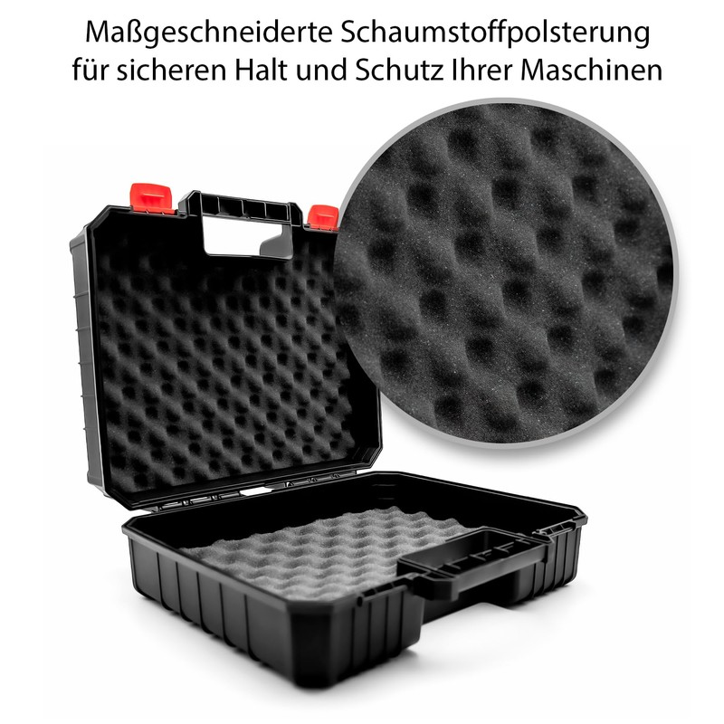BigDean Set of 2 Empty Machine Cases with Foam Insert