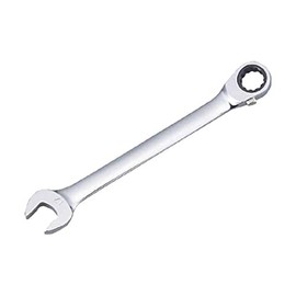 TRUSCO TGR-C10 Gear Wrench Combination Type, Dimensions 0.4 x 0.4 inches (10 x 10 mm), Length 6.2 inches (158 mm)