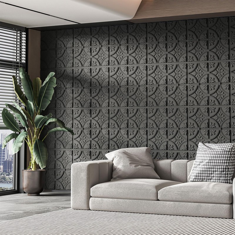 Art3d Drop Ceiling Tiles 2x2, Glue-up Ceiling Panel, Fancy Classic