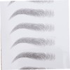BIUDECO 2pcs Fake Eyebrow Temporary Brow Stickers for Men Women