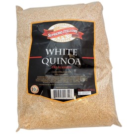 Supremo Italiano: Prewashed White Quinoa 10 Lb