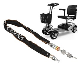 Lock Galvanized Copper Core Mobility Scooter Chain Lock AntiTheft Bike Lock 31.5in