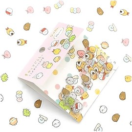 80Pcs Stationery Stickers, Kawaii Cat and Bear Designs, Decorative Stickers for Diary and Scrapbooking