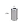 Amwater Stainless Steel Cleanable Wire Mesh Filter Cartridge 5”Length,2.5"OD(50 Micron)