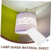 Outanaya 2pcs PVC Lampshade DIY Material Blocking Lamp Shade Material