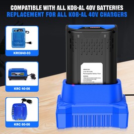 TPDL Mini Rapid Charger 2A for Kobalt 40V Battery, for Kobalt 40V Max Battery KB440-03 KB2540C-06 KB640-03 KB240-06 KB640-06 KB245-06
