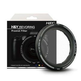 H&Y RW4-82 Soft Filter, 2.7-3.2 inches (67-82 mm), Revoring, White Promist 1/4 with Variable Step-Up Ring, Filter Diameter, 2.6, 2.7, 3.2, 3.2, 3.2 inches (67 mm), 3.0 inches (72 mm), 3.2 inches (82