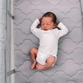 Newton Baby Bassinet Attachment for Deluxe Travel Crib & Playard | Includes Mattress & Sheet, Ultra-Breathable & Washable, Does NOT Include Play Yard, Incompatible with Newton Compact Travel Crib