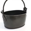 brocant iron oval bucket