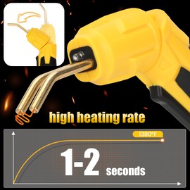 Upgraded Plastic Welder,2 In 1 Plastic Welding Kit,Plastic Repair Kit with 106pcs Plastic Welding Rods,Bumper Repair Kit Suitable for Car Bumper Cracks, Plastic Toys and Plastic Furniture