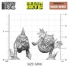 Green Staff World GSWD-12964 Non-Scale 3D Print Set Squig Beast