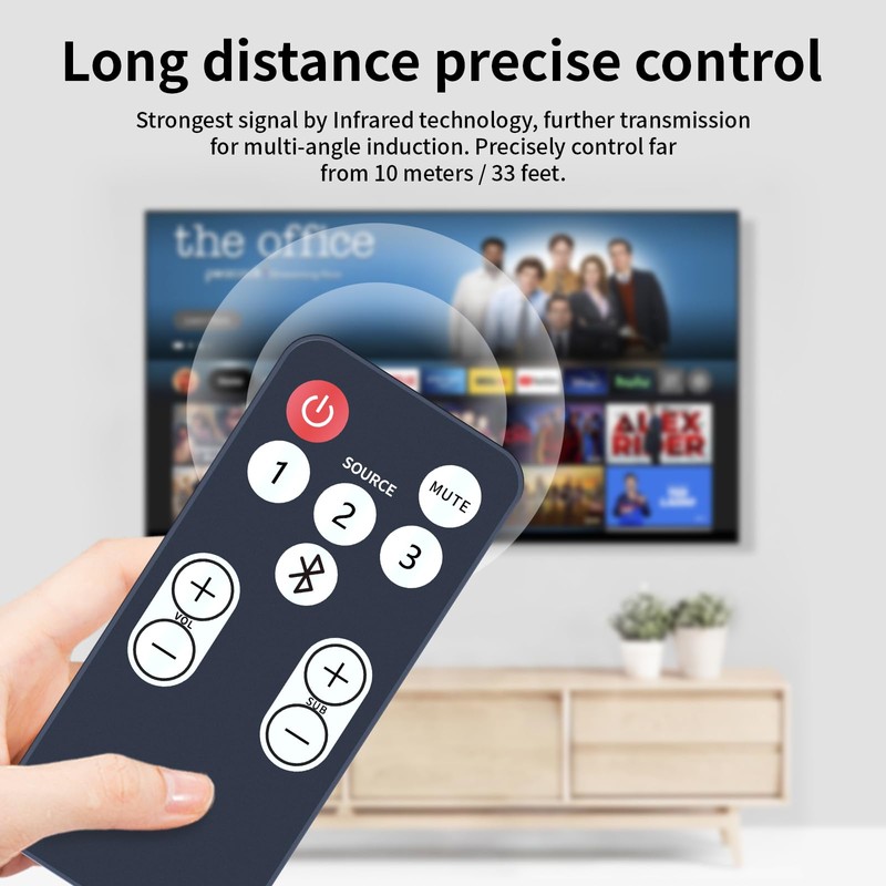 PZL New RE15031 Replacement Remote Control for Polk Audio Surroundbar