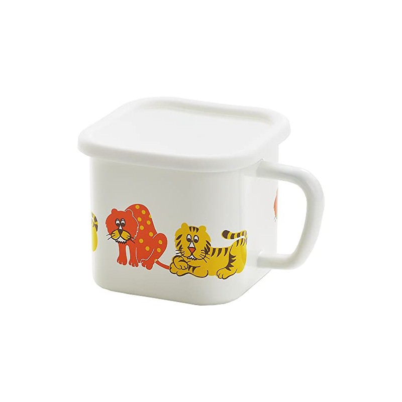Tamahashi ADR-35 Storage Container, Square Pot, Enamel, 55.1 fl oz