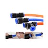 5pcs T-junction PE6 Pneumatic Air 3 Way Quick Fittings Connector