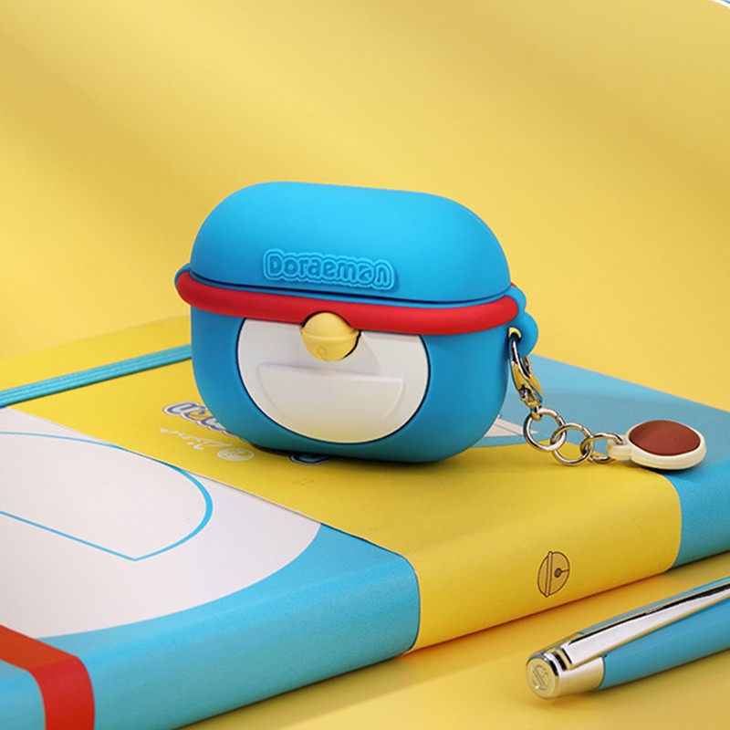 Cartoon Bluetooth Earbuds Cover Silicone Cute Doraemon Wireless Bluetooth Earphone