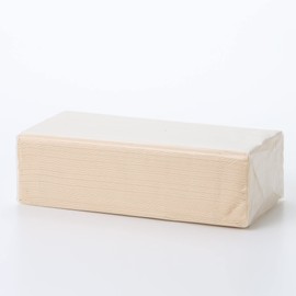 MUJI 44500545 100% Bamboo Tissue Paper, Width 7.5 x Depth 3.9 x Height 10.6 inches (19 x 10.0 x 27.0 cm), 360 Sheets, Set of 3, Beige