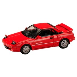 HJ64 1/64 Toyota MR2 1600G-LIMITED SUPER CHARGER 1986 Super Red II Finished Product