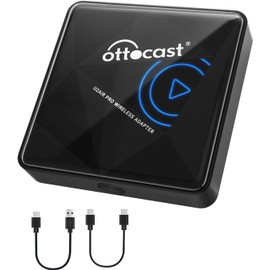 OTTOCAST CarPlay Wireless Adapter U2-AIR Pro, Convert Wired to Wireless, Plug & Play, No Lag for OEM Cars