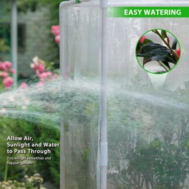 PVC Pipe Garden Netting Cover : Garden Netting Pest Barrier -Ultra Fine Mesh Insect Bug Net for Aphids Squirrel Birds Protection -Patio Fruit Tree Blueberry Vegetable (34.5'' x 30'' x34.5'')