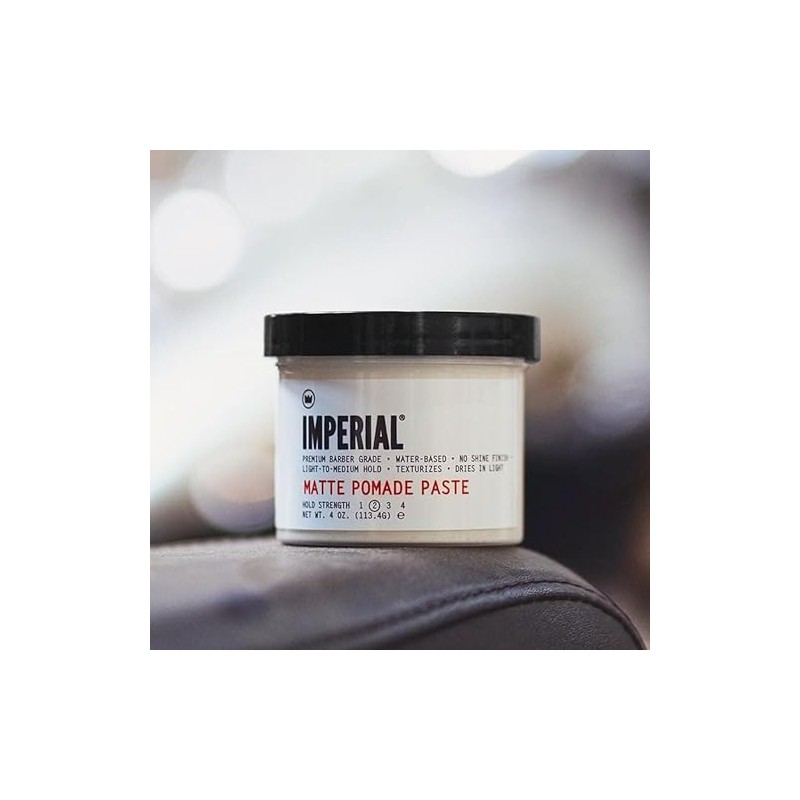 Imperial Barber Grade Products Matte Pomade Paste 4 Oz.