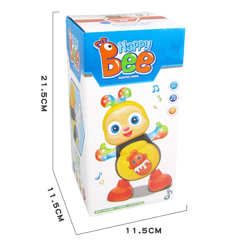 Dancing Singing Toy Electric Light Cute Cartoon Bee Appearance Interesting