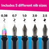Artworx Calligraphy Pen Set - With Guide Book and Practice