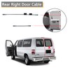 Rear Door Latch Cable Compatible for 1992-2014 Ford E150 E250