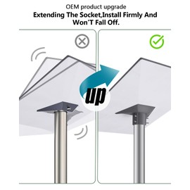 Starlink Gen 3 Pipe Adapter, Starlink Gen 3 Mount, Starlink Pole Mount kit (DR-XL-ZJ1)