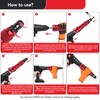 Beaspire Cordless Rivet Gun Adapter - Electric Rivet Drill Adapter