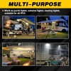 MICTUNING 1pc RV Porch Light, 9" Inch 54W 2000LM Camper