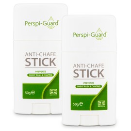 Perspi-Guard Anti Chafe Stick - Soothing Anti Chafe Balm with Aloe Vera for Sweat Rash - Anti Chafing Chub Rub Stick for Running, Cycling - 50 g - x2