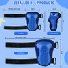 MUÜNSOY Juego De Rodilleras, Coderas, Muñequeras 6 Pzs, Paquete De