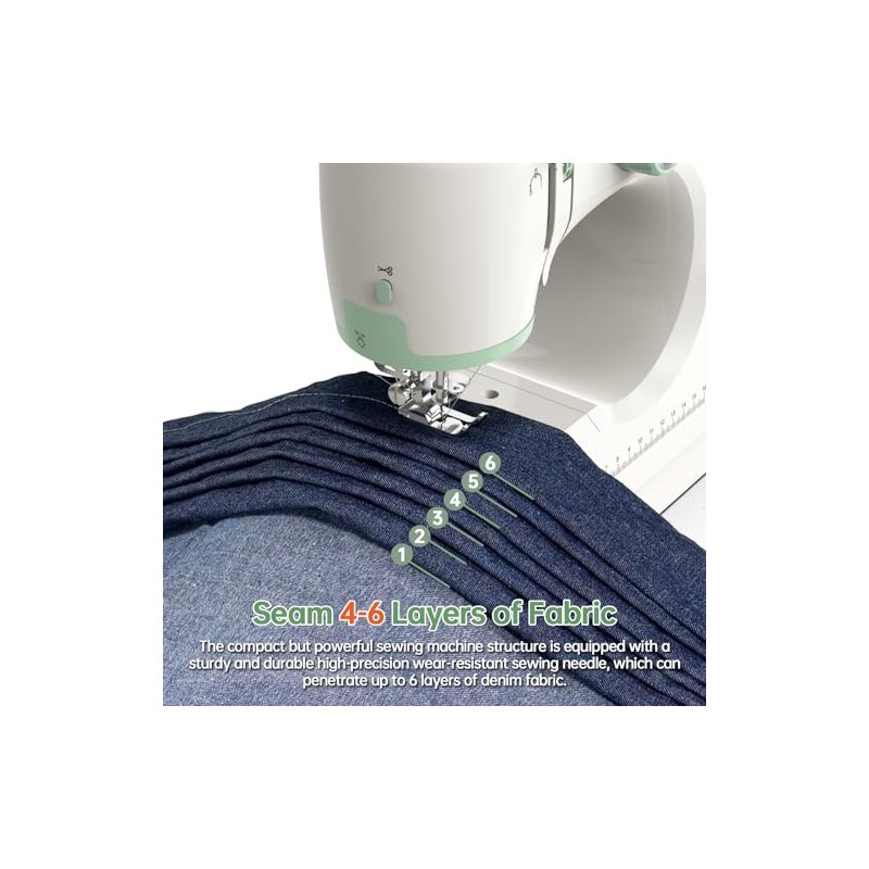 Sewing machine,sewing machine for beginners, Double needle and double thread,