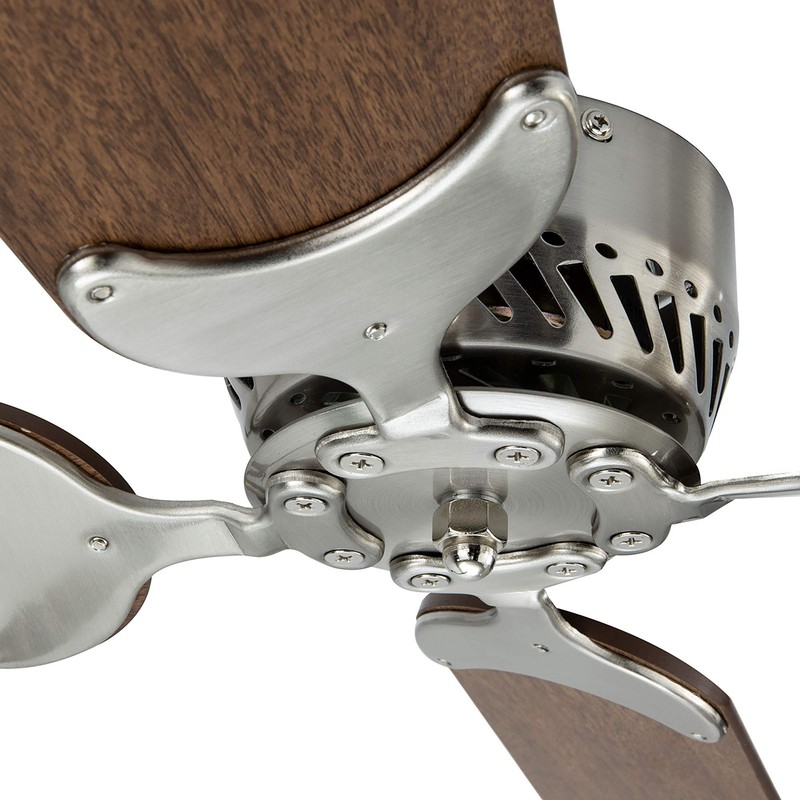 RecPro RV Ceiling Fan | 12V | 36" Brushed Nickel