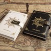 Notebook with Lock, B6 PU Leather Journal Diary with Pen