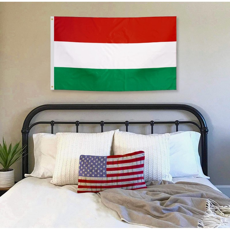 DANF Hungary Flag 3x5 Ft Hungarian National Flags Polyester with
