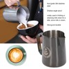Frothing Jug Pitcher 600ml Food Grade Stainless Steel Milk Frother