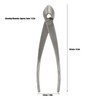 Bonsai Scissors 165mm Stainless Steel Scissors with Ergonomic Handle for