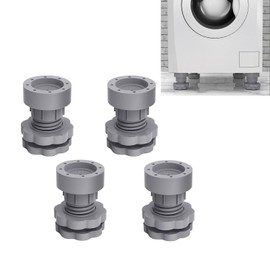 WIOEERS 4 Pack Washing Machine Leveling Feet，adjustable Furniture Risers，It is Suitable for Leveling Feet of Various Furniture and Electrical Appliances.