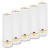 Tubo De Bálsamo Labial Blanco, Portátil, Vacío, 5 Unidades