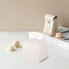 CQQNIU 4 Pieces Cube Tissue Box, Woven Tissue Box, Fashionable