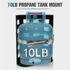 CROSSHIP Propane Tank Holder for 10lb Tanks - Heavy Duty
