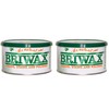 Briwax Darkbrown Brown Dark Furniture Wax, Cleans, Stains, and Polishes