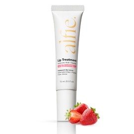 Alfie Hyaluronic Acid Lip Booster -Strawberry Flavor -15ml/0.5 Fl. Oz -Peptide Lip Treatment -Lip Plumper & Filler -Lip Serum & Moisturizer -Lip Volume Hydrating Treatment -Vegan Friendly, Non-Toxic