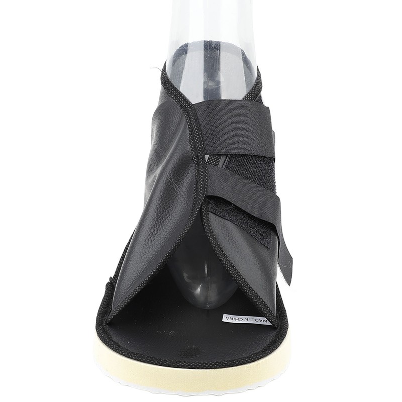 Cast Shoe Open Toe Adjustable Stable Faux Leather Walking Cast