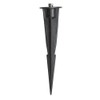 Knightsbridge Garden GU10 Spike Light, Aluminium, Black