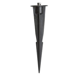 Knightsbridge Garden GU10 Spike Light, Aluminium, Black